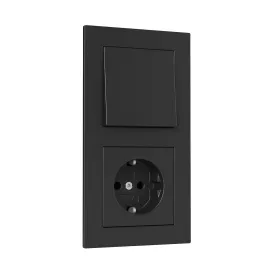 E2 switches socket by gira
